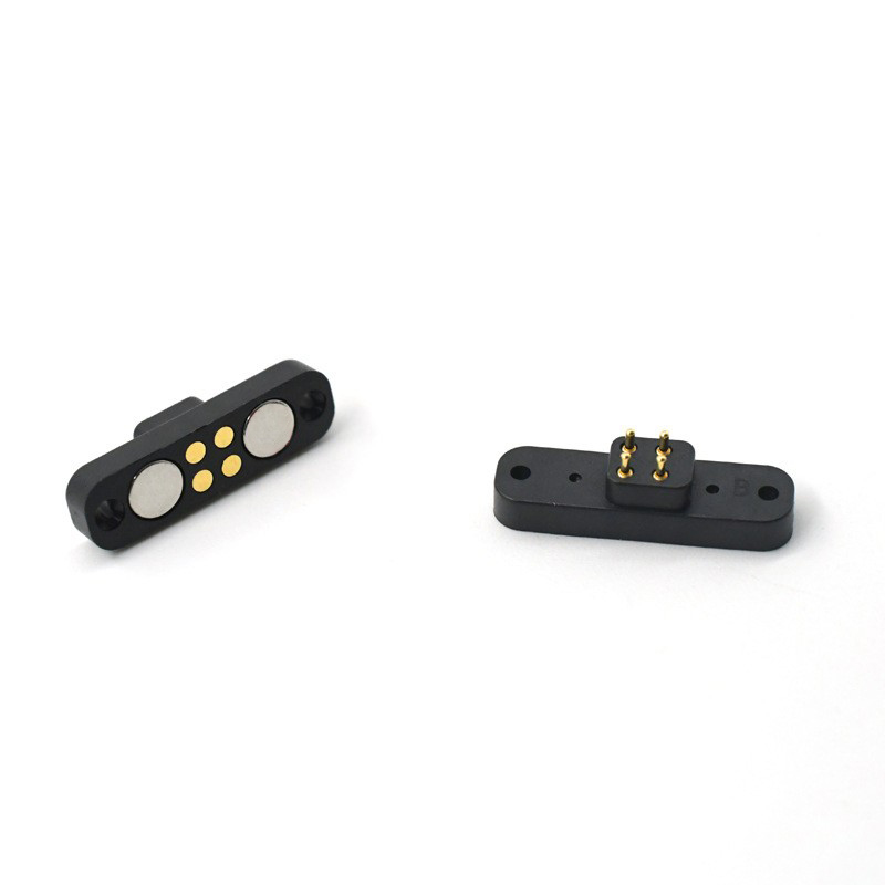 永探4Pin磁吸Pogopin雙排