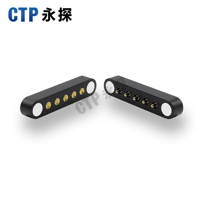 永探5PIN磁吸連接器間距2.54mm